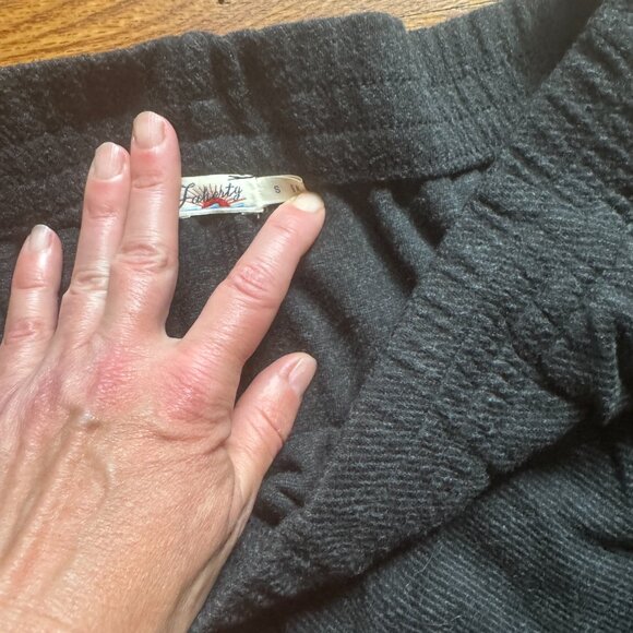 Faherty Legend Lounge Wide-Leg Pants, Size Small - Picture 4 of 4